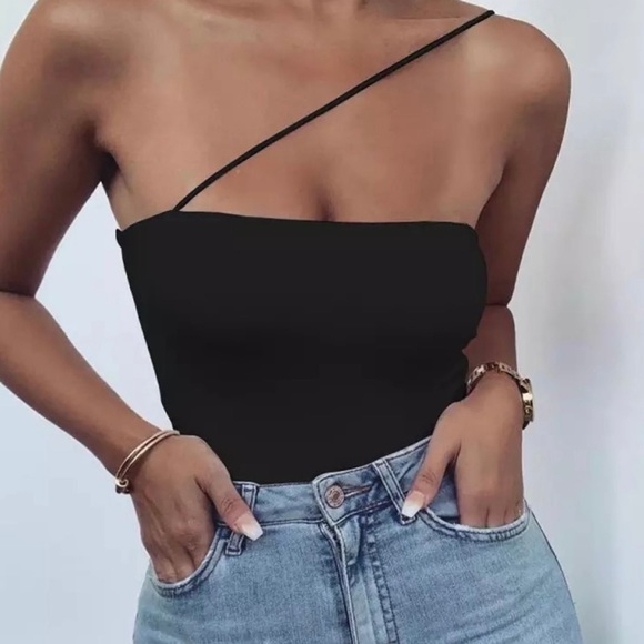 Outspoken Clothing Co. Cross Strap Bodysuit - Picture 3 of 3